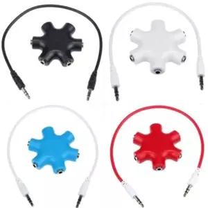 5WAY 247PRF63 5구 오디오 분배기 스플리터 이어폰 헤드폰 헤드