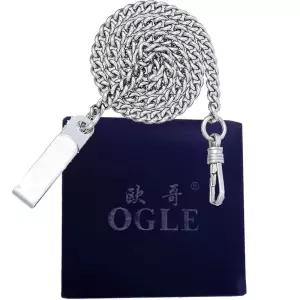 OGLE 뚜르비옹 더블커버 WD 달 시계 포켓 회중 기계식 오토메틱 워치