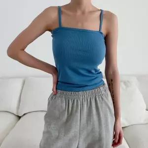 /옷자락 여자 레이온 스판 스퀘어 슬림핏 나시