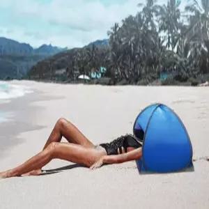 실내용 난방텐트 침대용 방풍 외풍 햇빛 차단 1인용 해변 야외 수면 암막