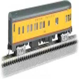 바흐만 트레인즈 - 72피트 매끄러운 사이드 러기지 CAR 유니온 퍼시픽 1576 N 스케일