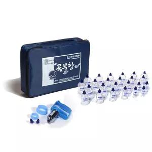 곡 부항기 AMB-W24 - 24컵 부항총 실리콘패드 곡부항 수동식