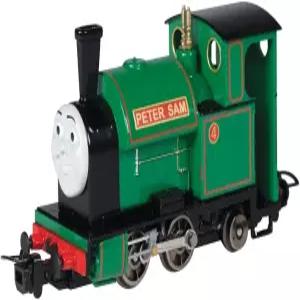 바흐만 트레인즈 - 토마스 프렌즈TM 협궤 피터 SAM N 스케일 트랙에서 운행