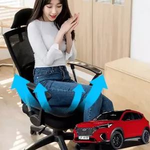 (제품 TYPE 1 - 쿨링 4팬)뉴투싼IX 호환 휴대용 쿨링방석 자동차방석