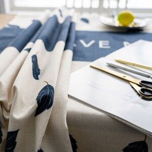 두꺼운 면 린넨 핫플레이스 식탁보 북유럽 자기 패브릭 가정용 티 테이블보