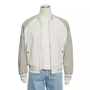 [롯데백화점]레노마 남자 라이트베이지 배색 항공 점퍼 RQIMBUA8000