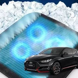 (제품 TYPE 1 - 쿨링 4팬)벨로스터N라인 자동차 호환 4팬 쿨링방석 메쉬