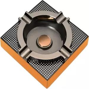 OILP 시가 재떨이 금속 야외용 야외 파티오/홈 데코 모던 테이블 남성용 액세서리 선물 - (스퀘어 앨리)