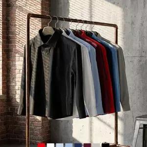 [모로엠]남성 화이트 세미슬림 스판 셔츠 DMG SHA Q4530799_P418990645