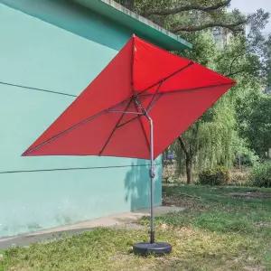 야외 예쁜 파라솔 2x 야외파라솔 세트 캐노피 접이식 캠핑