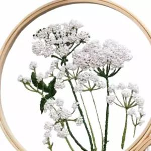 프랑스 자수 꽃 도안 프랑스십자수 만들기DIY