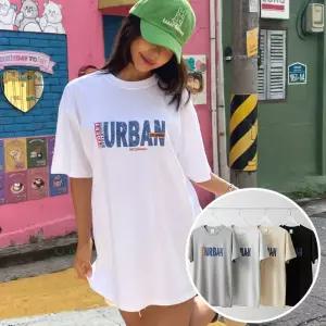 어반 BOX 여성 오버핏 반팔 티셔츠 (5컬러) 박스티 빅사이즈