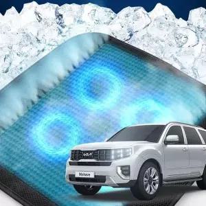 (제품 TYPE 1 - 쿨링 4팬)더뉴모하비 자동차 호환 4팬 쿨링방석 메쉬