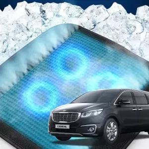 (제품 TYPE 1 - 쿨링 4팬)올뉴카니발 자동차 호환 4팬 쿨링방석 메쉬