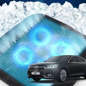 (제품 TYPE 1 - 쿨링 4팬)더뉴K7 자동차 호환 4팬 쿨링방석 메쉬