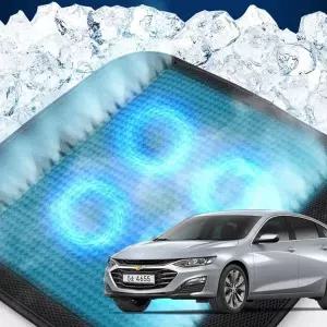 (제품 TYPE 1 - 쿨링 4팬)더뉴말리부 자동차 호환 4팬 쿨링방석 메쉬