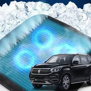 (제품 TYPE 1 - 쿨링 4팬)G4렉스턴 자동차 호환 4팬 쿨링방석 메쉬