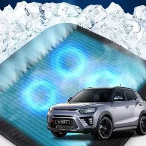 (제품 TYPE 1 - 쿨링 4팬)티볼리 자동차 호환 4팬 쿨링방석 메쉬