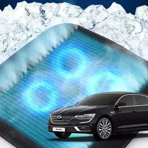 (제품 TYPE 1 - 쿨링 4팬)SM6 자동차 호환 4팬 쿨링방석 메쉬