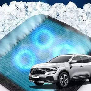 (제품 TYPE 1 - 쿨링 4팬)QM6 자동차 호환 4팬 쿨링방석 메쉬