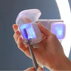 ( )UVC 칫솔살균기 휴대용 여행 무선 소독기 건조기 살균건조기 UVV21