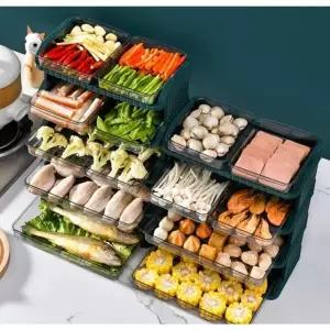 캠핑랙 다층 4단 트레이 휴대용 도구