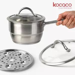 코카코 IH찜기 찜냄비 편수 찜솥 3중바닥 올스텐냄비