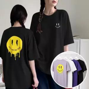 필링 BOX 여성 오버핏 반팔 티셔츠 (6컬러) 박스티 빅사이즈