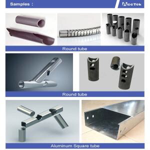 자동 로딩 파이프 레이저 절단기 원형 사각 튜브 파이버 커터 5축