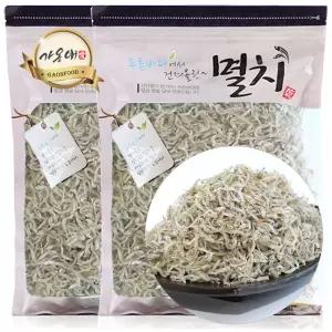 [가온애] 볶음용 멸치 (지리) 300g x2봉 / 지리멸치 상급 볶음멸치 세멸치 잔멸치 햇멸치