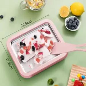 가정용 철판아이스크림판 틀 업소용 창업 야시장 요거트