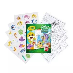 크레욜라 스티커 색칠북 아기상어