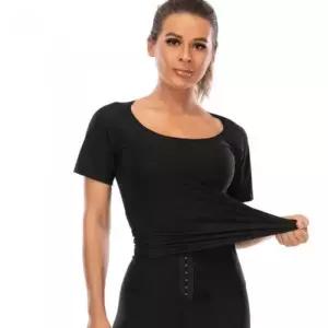 반팔 땀복 상의 티셔츠 여성 운동 헬스 조깅 (7202547A)