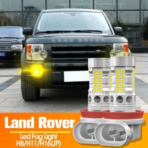 랜드로버 디스커버리 3 4 2004-2018 LR3 프리랜더 레인지로버 스포츠 1 3 용 캔버스 H8 H11 LED 안개등 2