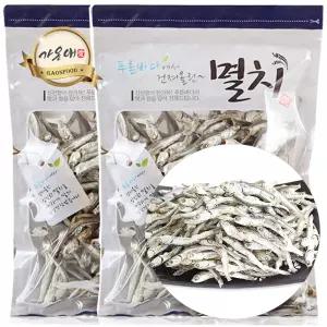 [가온애] 국물용 멸치 (주바) 400g x2봉 / 주바멸치 상급 국물멸치 대멸치 육수용멸치 국물용멸치 국멸치
