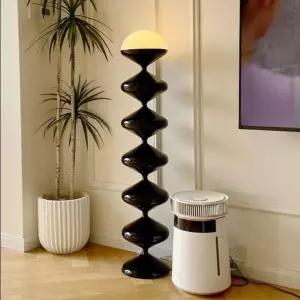 램프 스탠드 주름 디자인 웨이브 인테리어 조명 아트