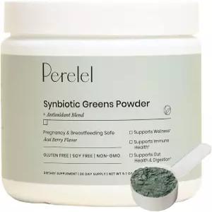 페렐 신바이오틱 그린 파우더 과일 채소 프로바이오틱스 섬유질 스피룰리나 클로렐라 데일리 보충제 대두