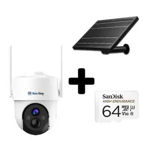 글로벌아이넷 로보뷰 S11+8W태양광+64GB Ai 4G LTE 상시녹화 AOV CCTV 무선 배터리 이동식