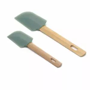 실리콘 주걱 2개 제과제빵도구 이유식조리 볶음반죽주걱 주방 아이싱 베이킹