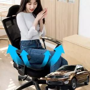 (제품 TYPE 1 - 쿨링 4팬)코란도스포츠 호환 휴대용 쿨링방석 자동차방석