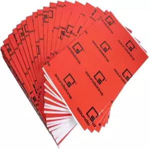 사운드스킨스 50 밀 자동차 사운드 데드닝 매트 평방 피트 키트 - 부틸 및 호일 감쇠기 진동 감소 단열