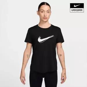 [나이키]원 스우시 여성 드라이 핏 반팔 러닝 탑 HJ2205-010 726675