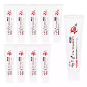 테온셀 웰빙 예쁜얼굴 썬크림 포르테 25g 10개 자외선차단 미백