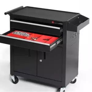 블랙 타투 작업대 미용 부품 이동식 카트 보관함 문신