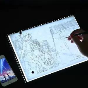 라이트박스 A3 A2 자석 고정식 전문가용 LED 드로잉 테이블