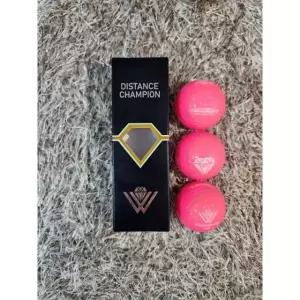 골프공 다이아윙스 M2 장타 비거리 고반발 볼 유광핑크 3구 (기프트박스 포장)