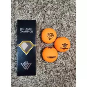 골프공 다이아윙스 M3x 장타 비거리 고반발 볼 무광오렌지 3구 (기프트박스 포장) 낑깡볼