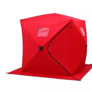 빙어낚시 육각 누빔텐트 큐브 빙어텐트 야외 누빔