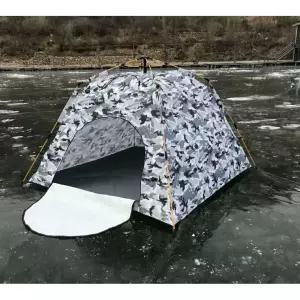동계 원터치 큐브텐트 3-4인 낚시용품 빙어텐트 누빔