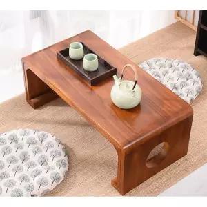 원목좌식테이블 좌식 미니 커피 일본식 테이블 다다미